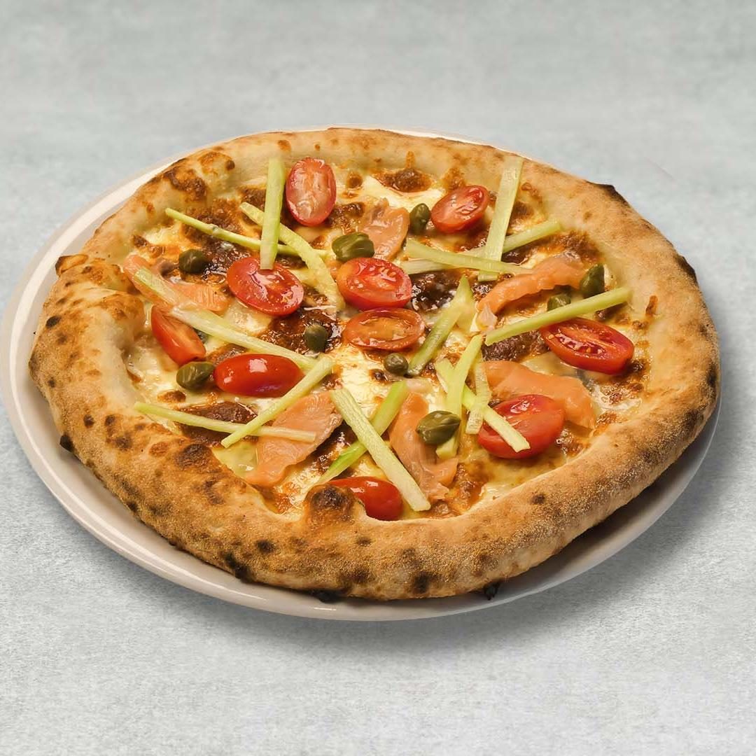 Pizza waves - Salmone affumicato